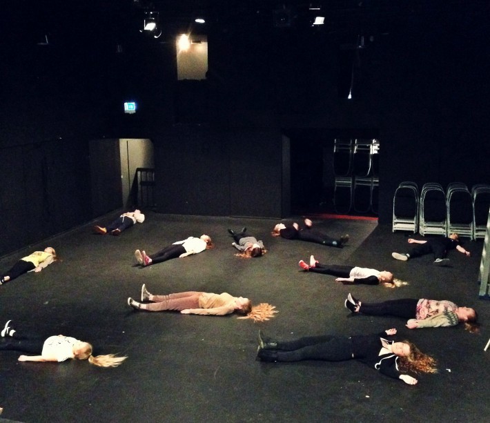 Hæfileikabúnt í bunkum í láréttri réttstöðu