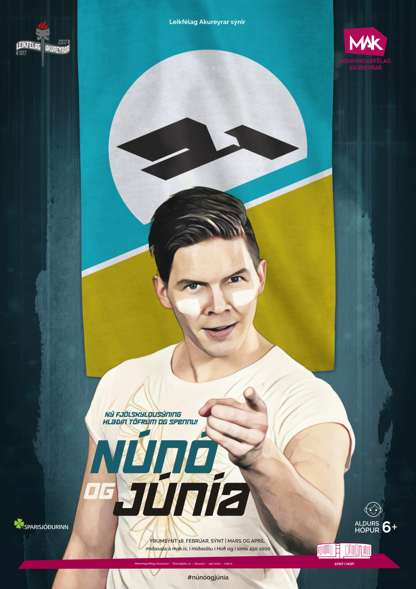 Uppselt á frumsýningu Núnó og Júníu