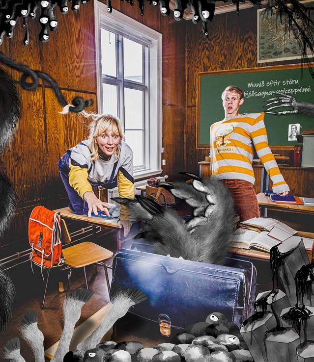 Galdragáttin og þjóðsagan sem gleymdist er frumsýnd 5. október í Samkomuhúsinu.