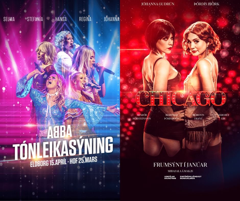 Chicago, bandarísk kórtónlist og ABBA tvenna