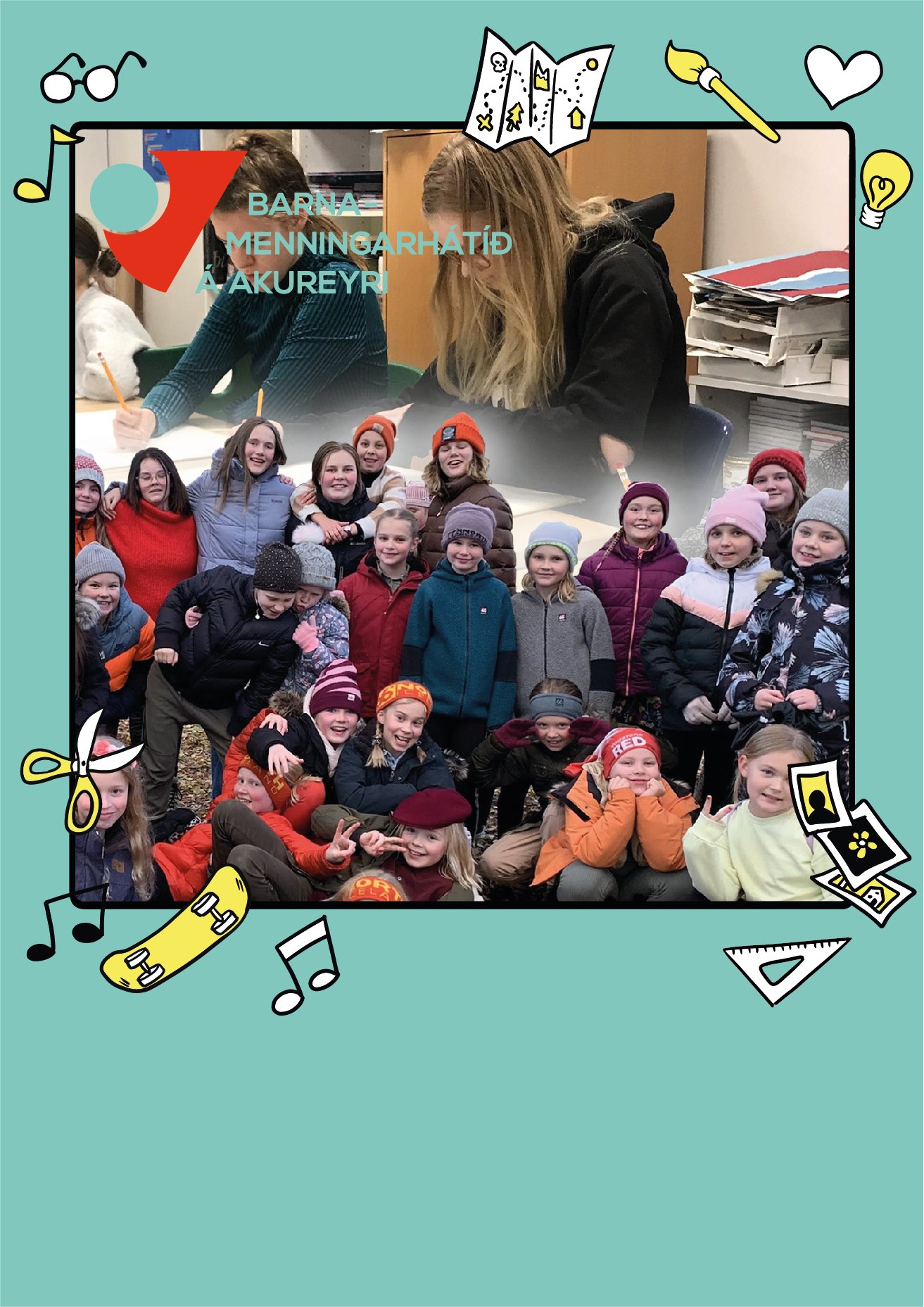 Myndverk og kórsöngur á opnun Tónatals