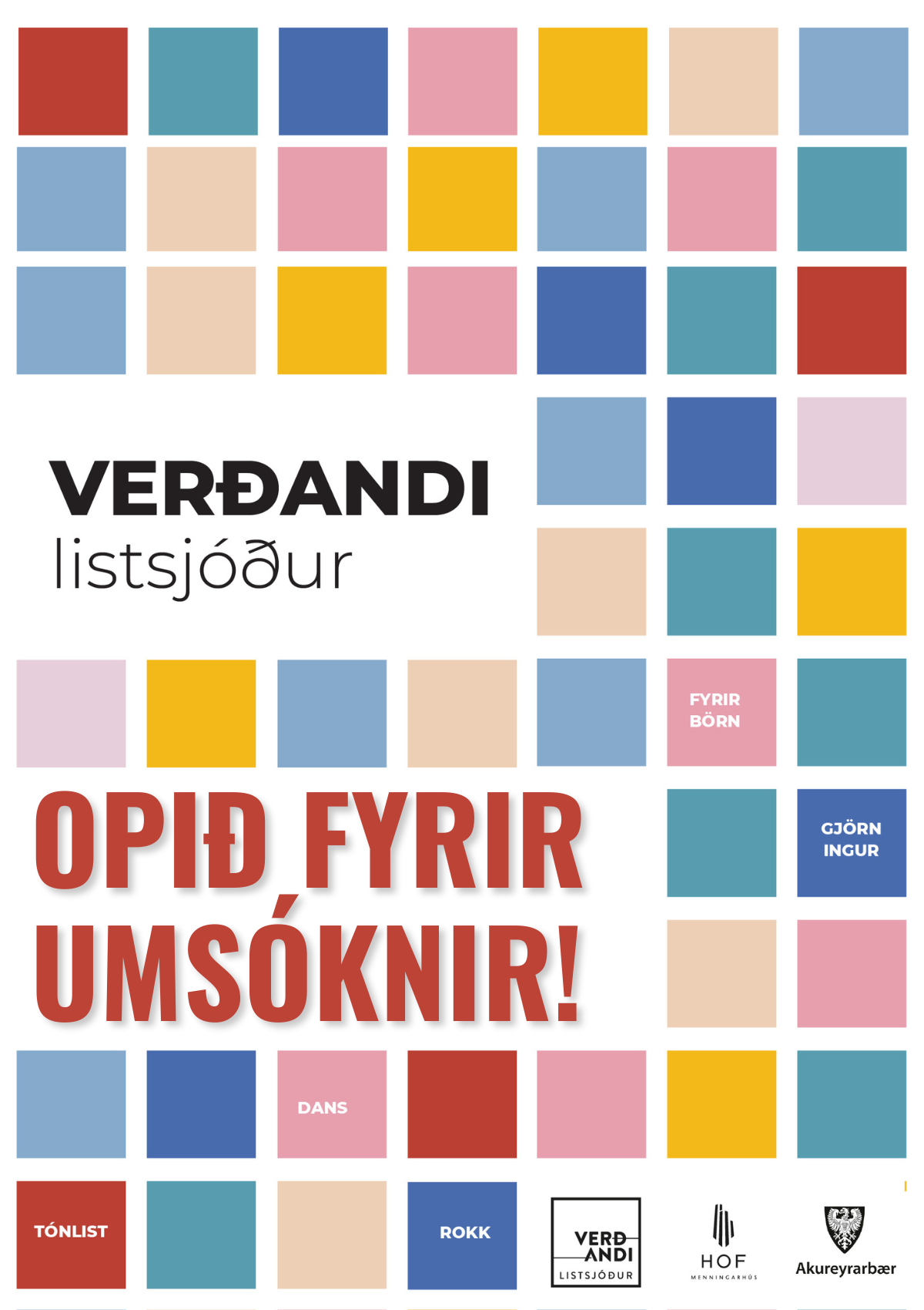Enn opið fyrir umsóknir í VERÐANDI!