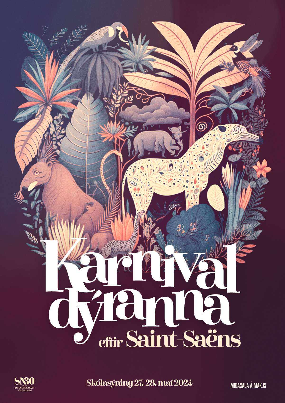 SN býður nemendum á Karnival dýranna