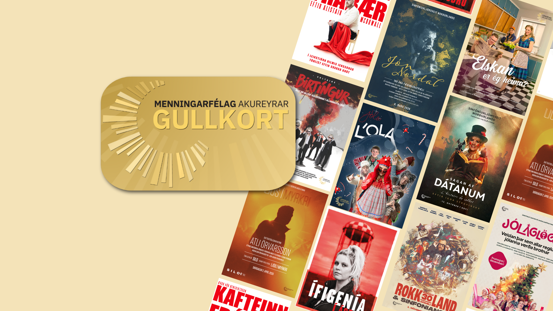 Miðasala er hafin! Tryggðu þér Gullkortið!