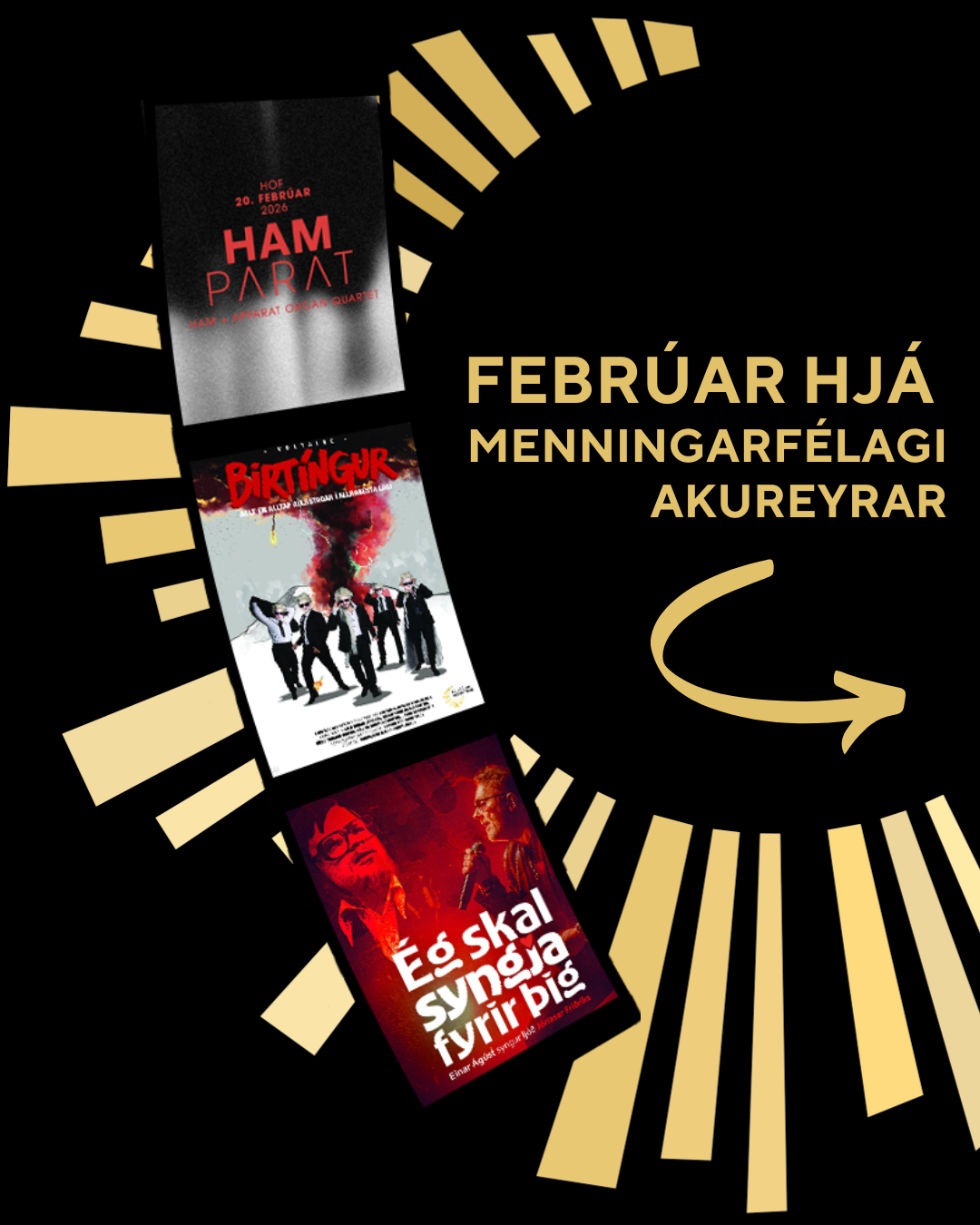 Frábær febrúar hjá okkur í Menningarfélagi Akureyrar