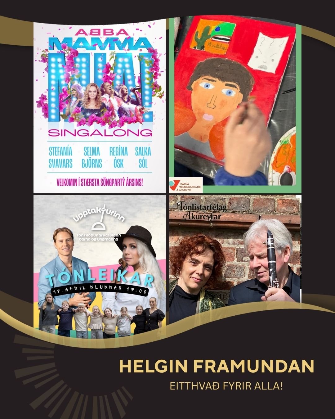 Viðburðarík helgi í Hofi framundan!