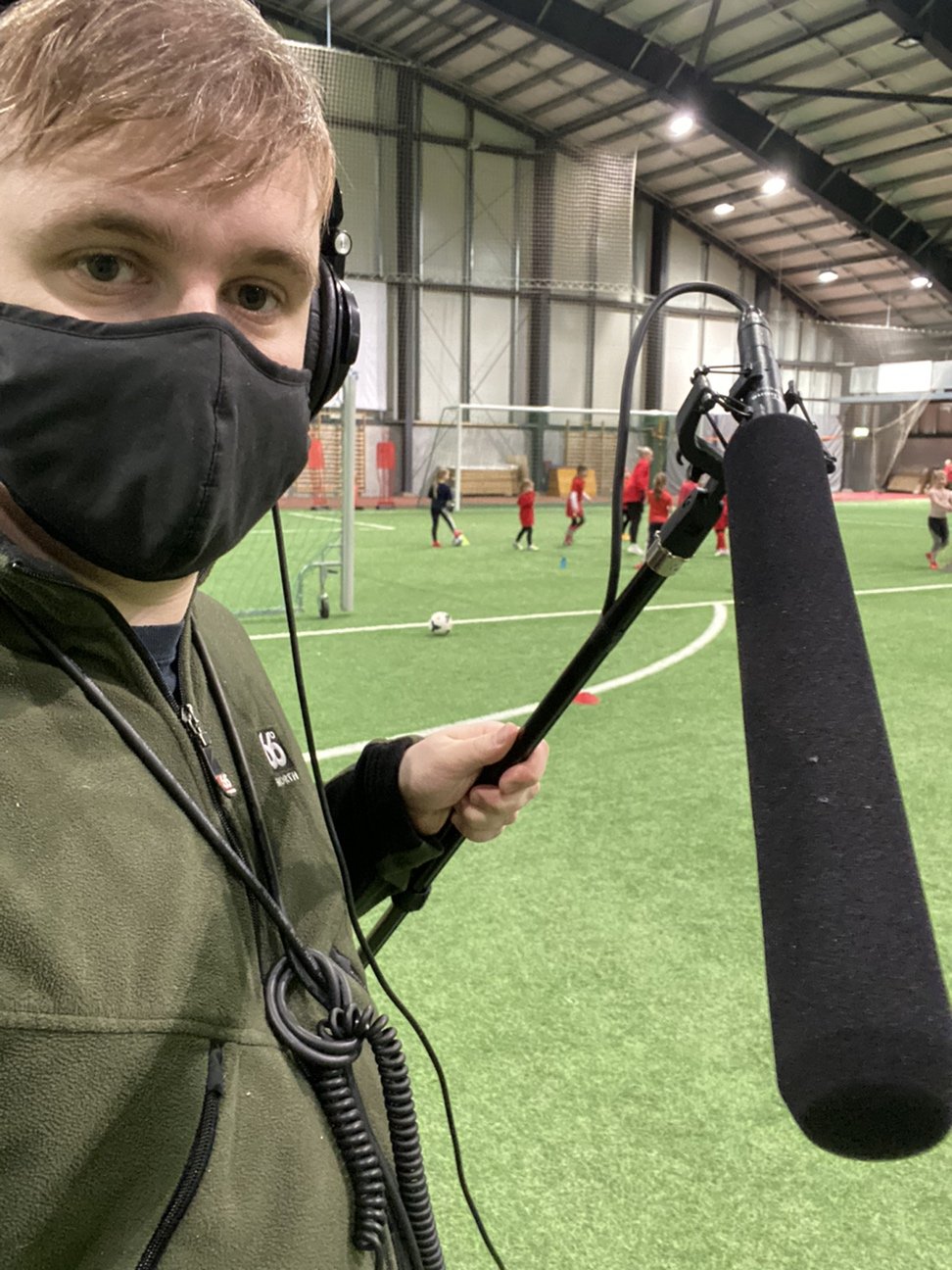 Safnaði „fótboltahljóðum“ í Boganum