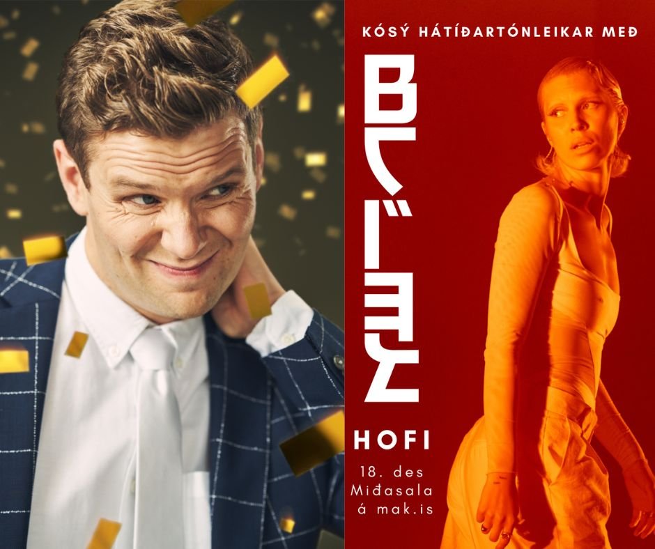 Hlátur og notalegheit í Hofi um helgina