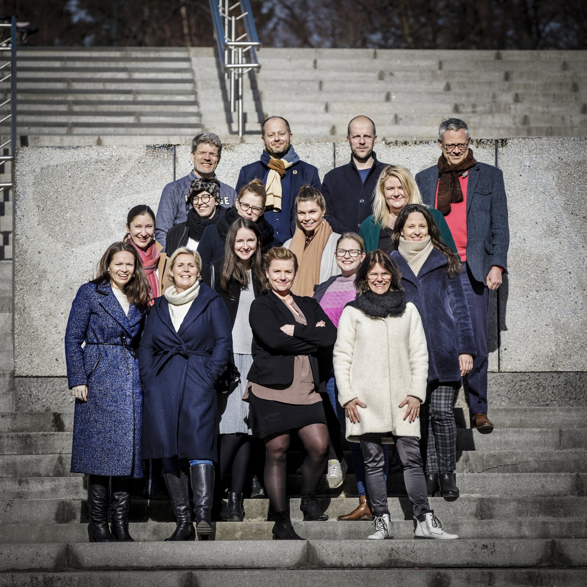 Fulltrúar lýðræðishátíðanna níu hittust í Osló í mars. Mynd: @nyebilder.no