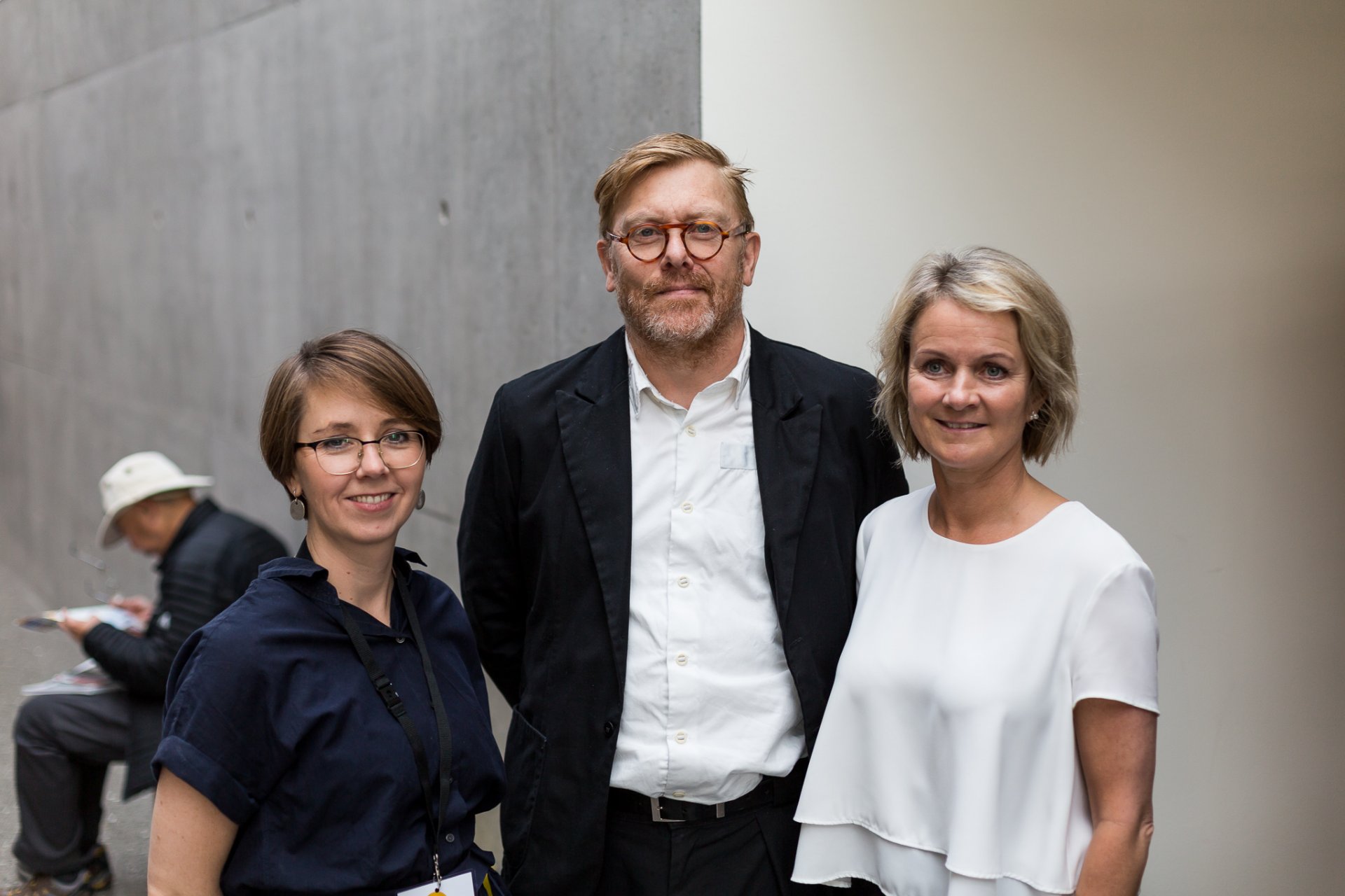 Þuríður Helga Kristjánsdóttir, framkvæmdarstjóri LÝSU, Jón Gnarr og Halla Björk Reynisdóttir, forset…