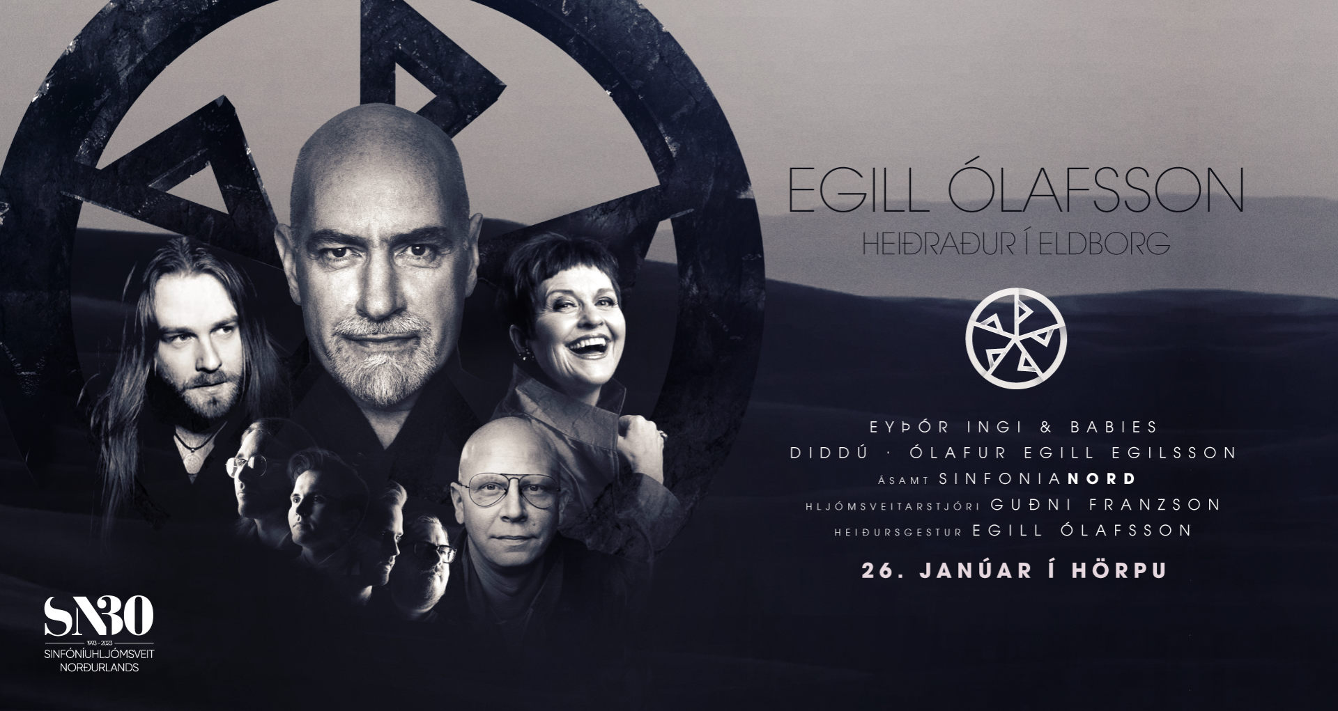 Egill heiðraður í Eldborg