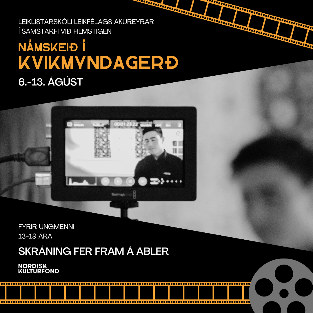 Kvikmyndagerðanámskeið fyrir 13-19 ára