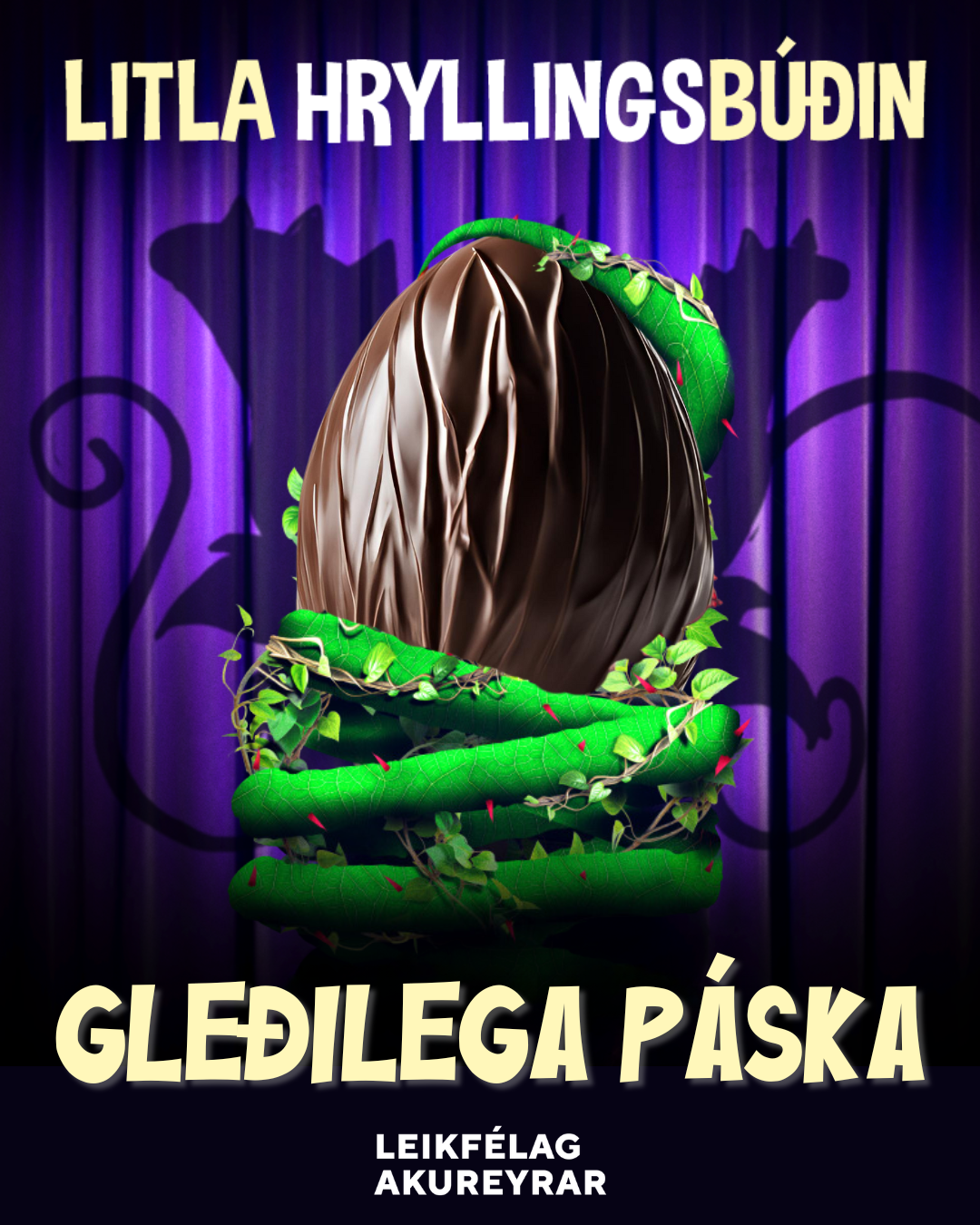 Litla Hryllingsbúðin opnar aftur um páskana á Akureyri.
