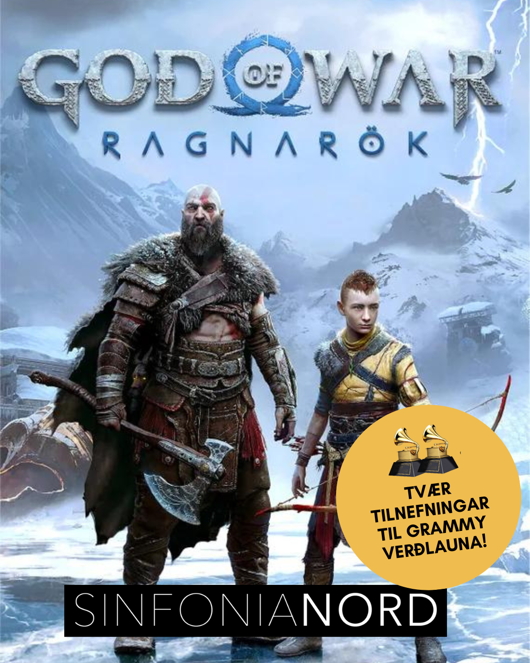 God of War fær tvær Grammy tilnefningar - Tónlistin að stórum hluta tekin upp í Hofi
