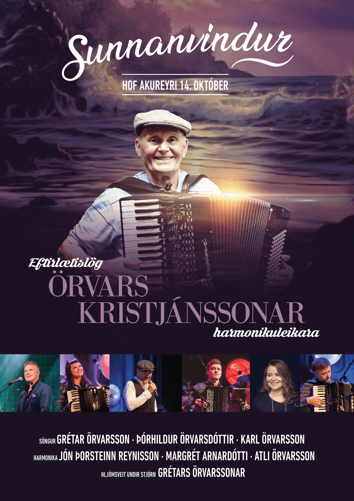 Uppselt á Sunnanvind – Eftirlætislög Örvars Kristjánssonar harmonikkuleikara