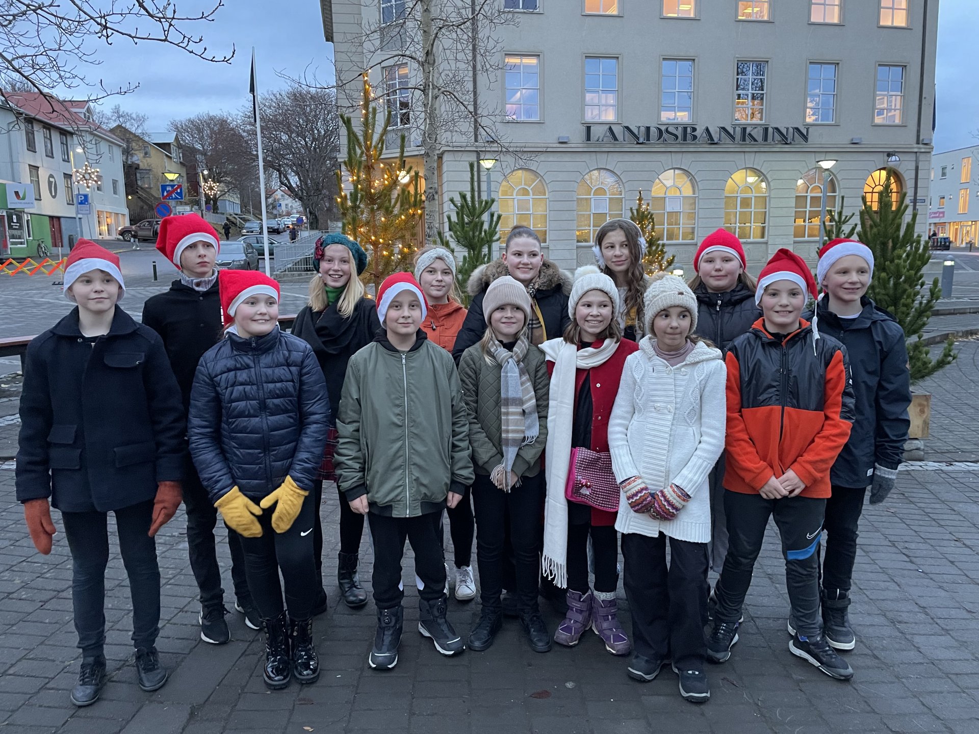 Nemendur leiklistarskólans tóku þátt í Jólastundinni