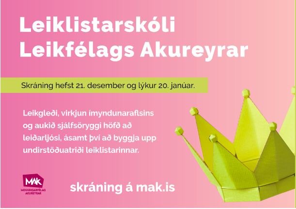 Skráningu lýkur á sunnudaginn