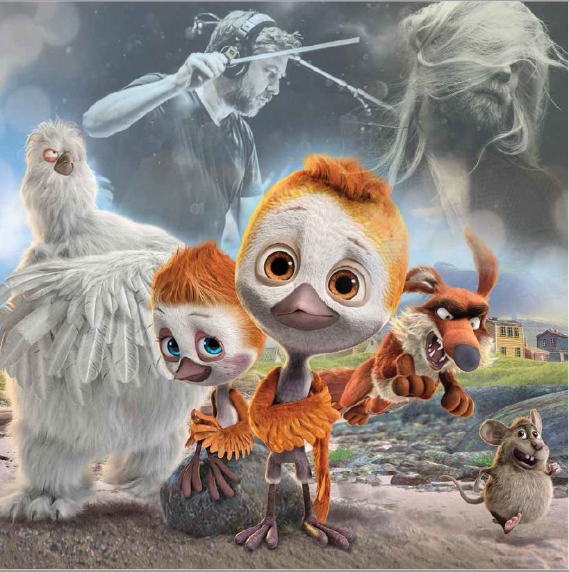 Tónlistarmaðurinn Högni Egilsson tekur lagið á hljómleikabíóinu.