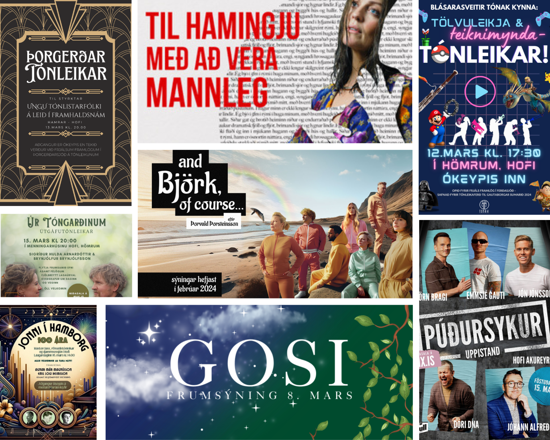 Heldur betur viðburðarík vika framundan!