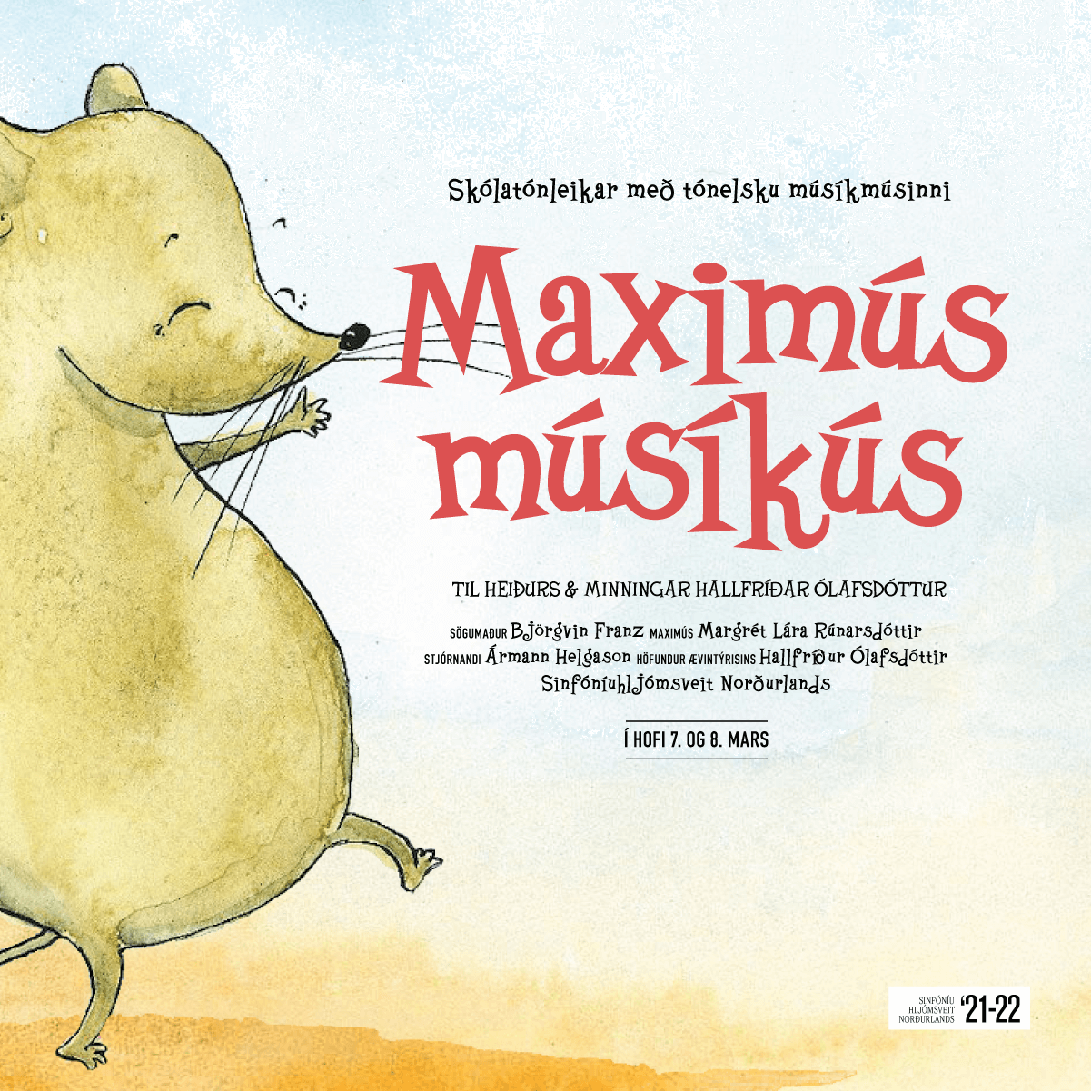 Maximús skólatónleikar í Hofi