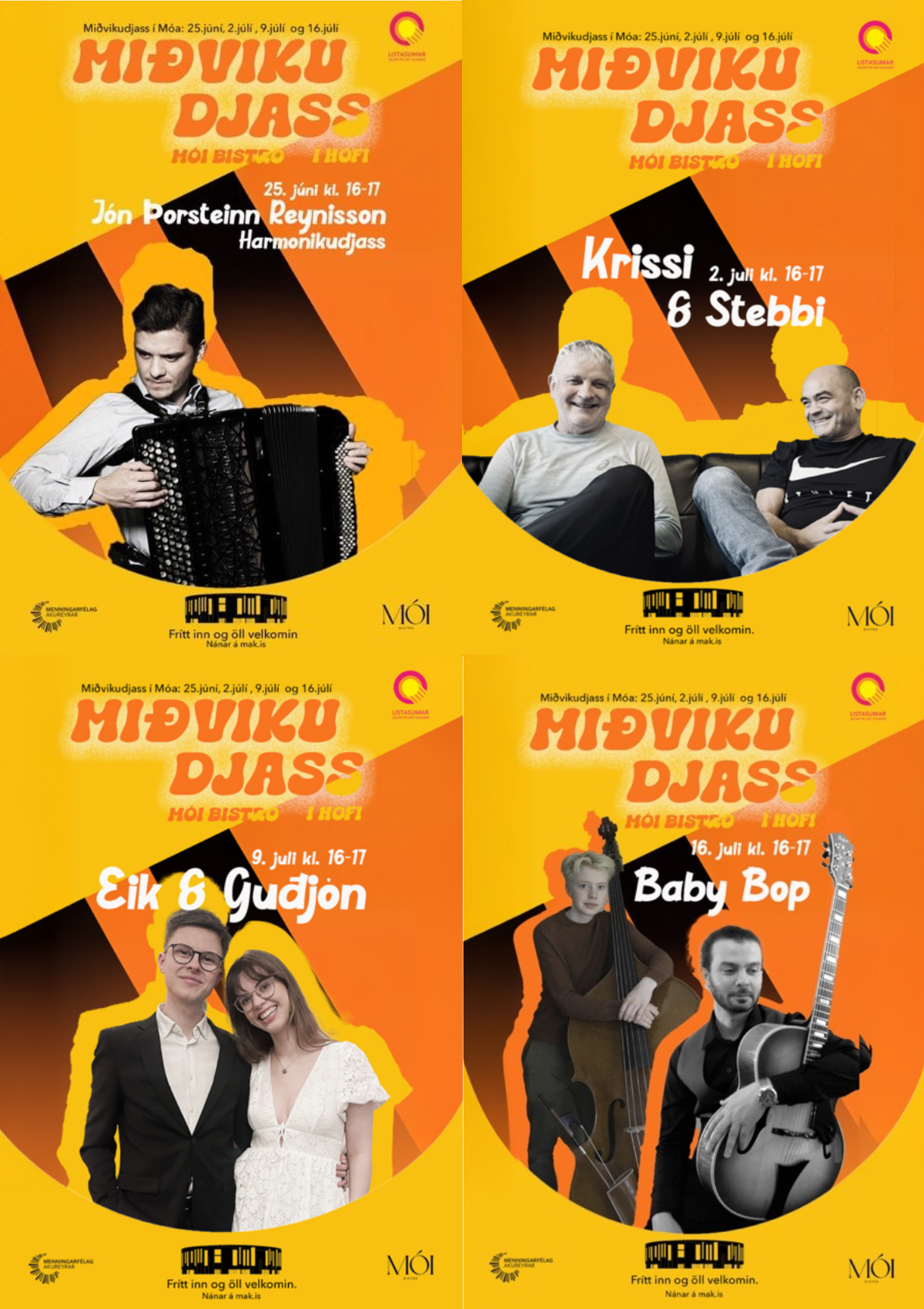 Miðvikudjass í Hofi í sumar!