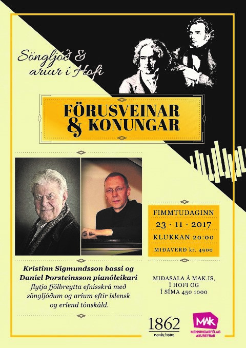 Aríur og söngljóð í Hofi