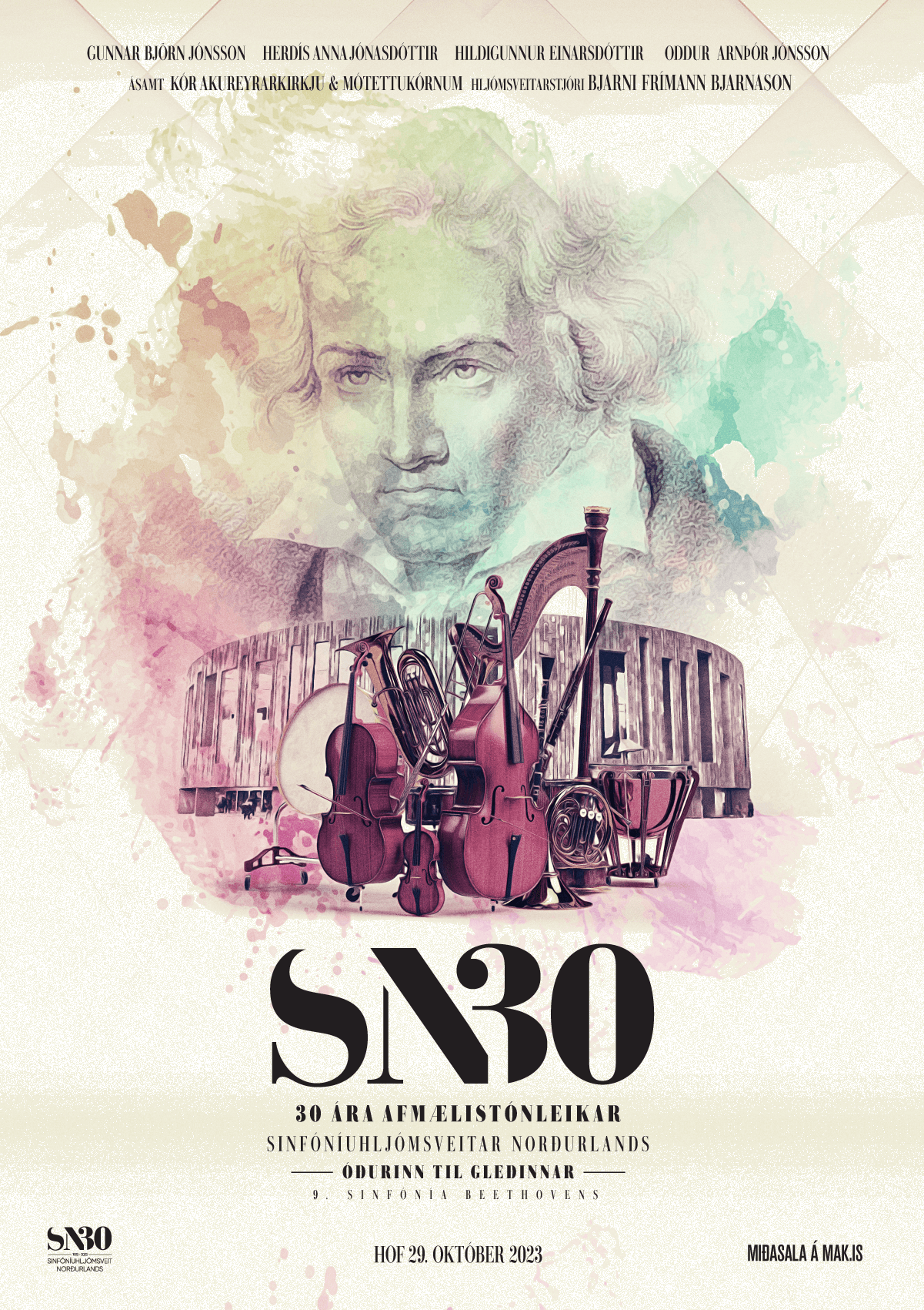 Óðurinn til gleðinnar – 30 ára afmælistónleikar Sinfóníuhljómsveitar Norðurlands