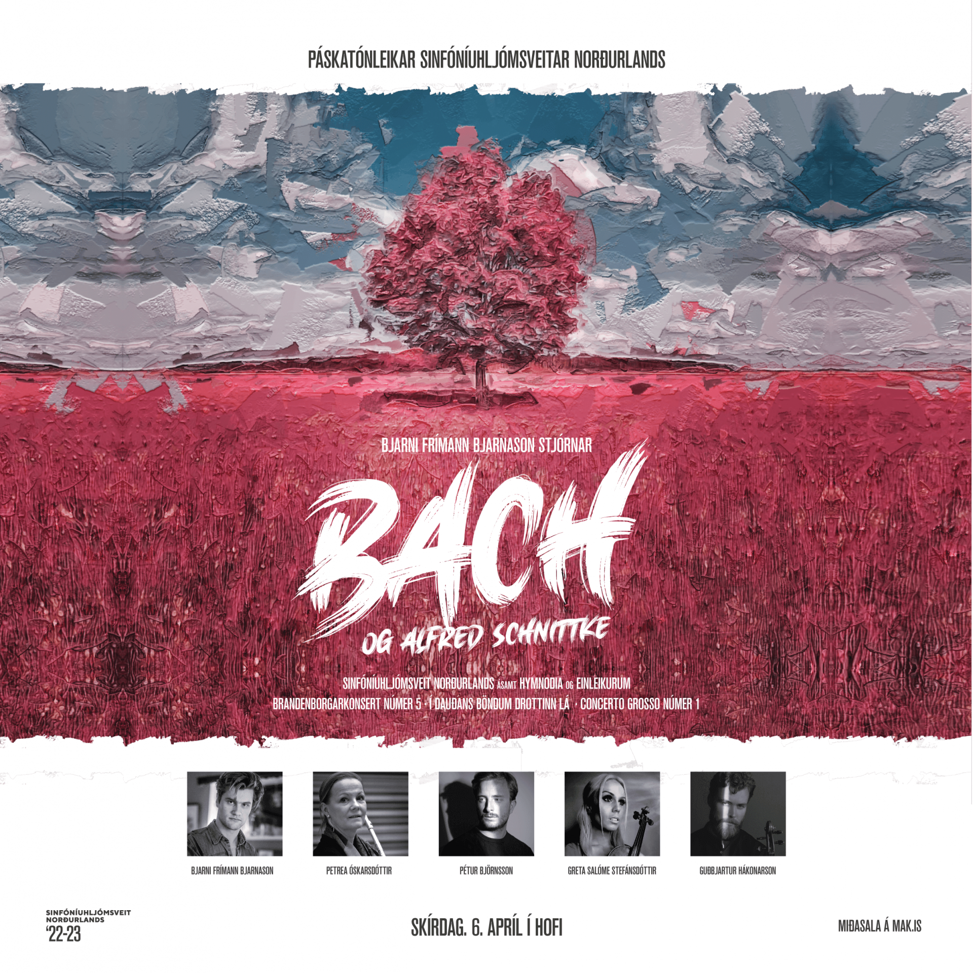 Bjarni Frímann stjórnar Bach og Alfred Schnittke á páskatónleikum SN