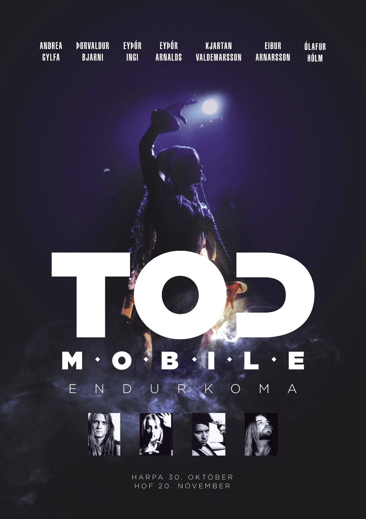 Todmobile, Jón Gnarr og Bach um helgina