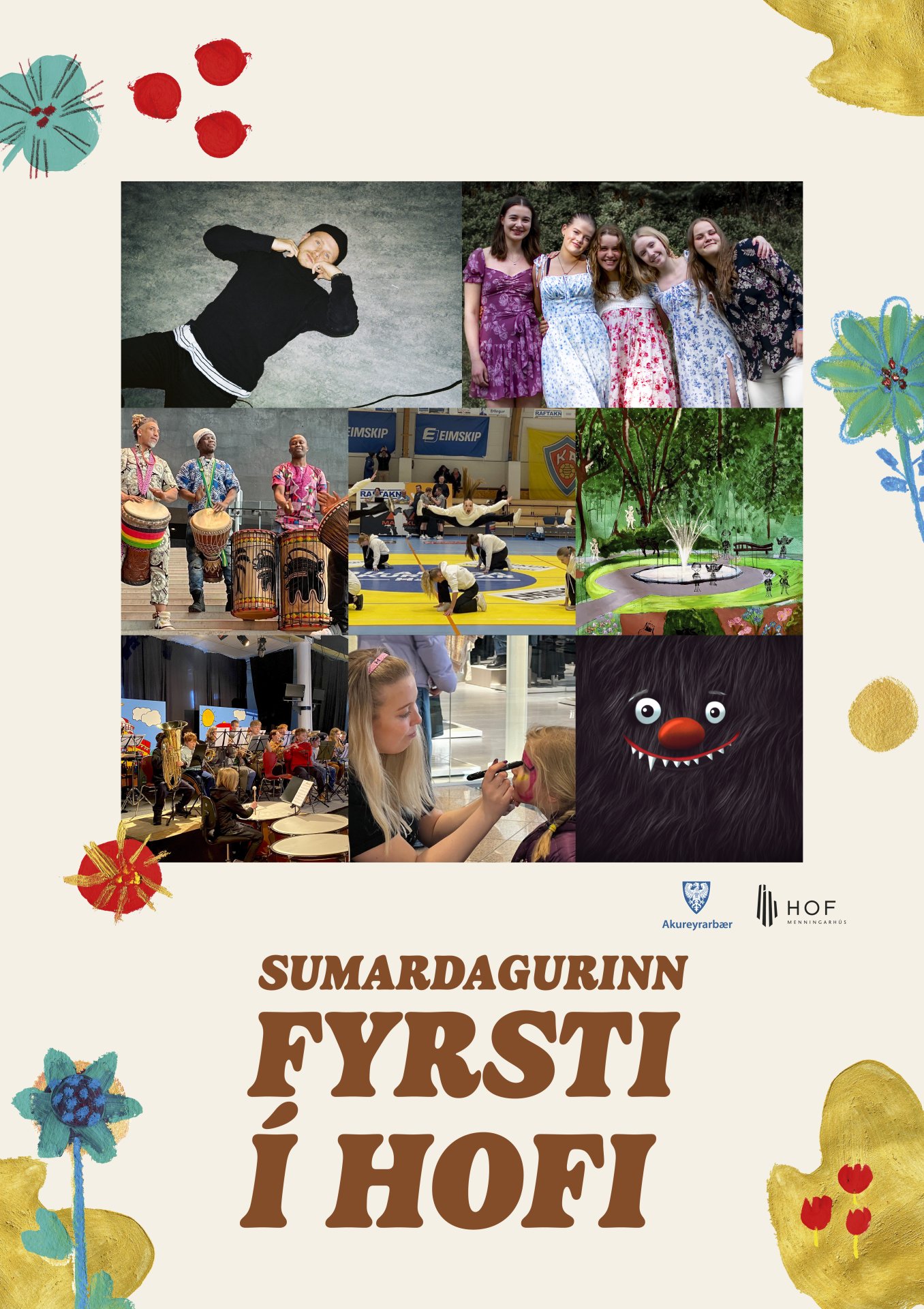 Sumarið mætir í Hof með fjölbreyttum og skemmtilegum viðburðum