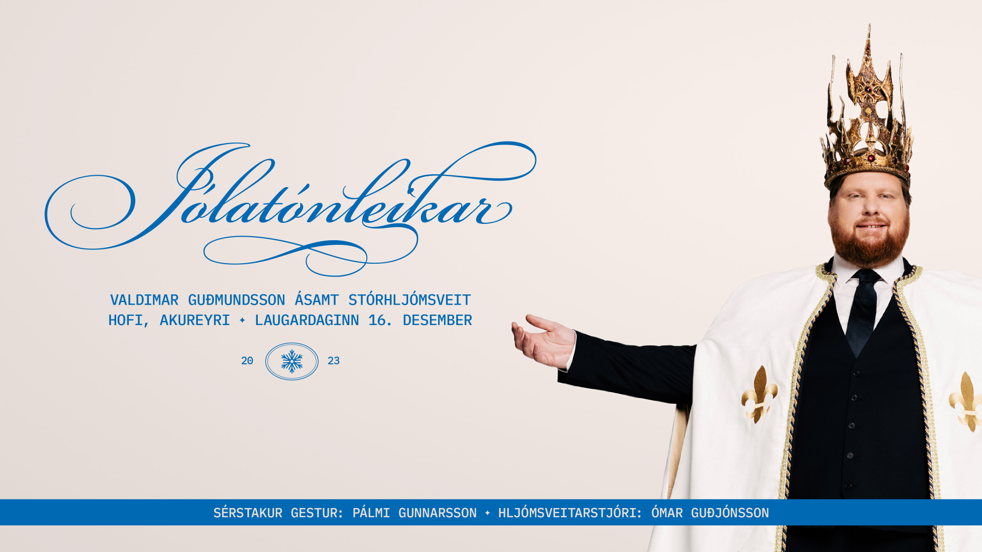 Valdimar með jólatónleika á laugardagskvöldið