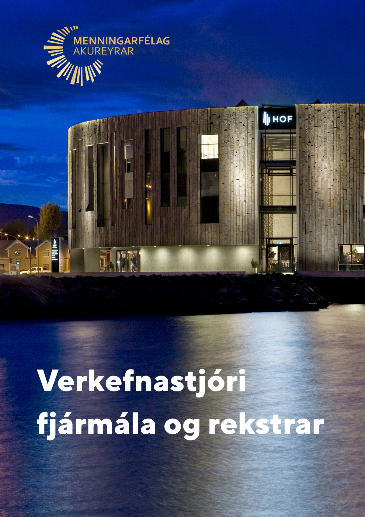 Umsóknarfrestur rennur út 11. febrúar! | Verkefnastjóri fjármála og rekstrar