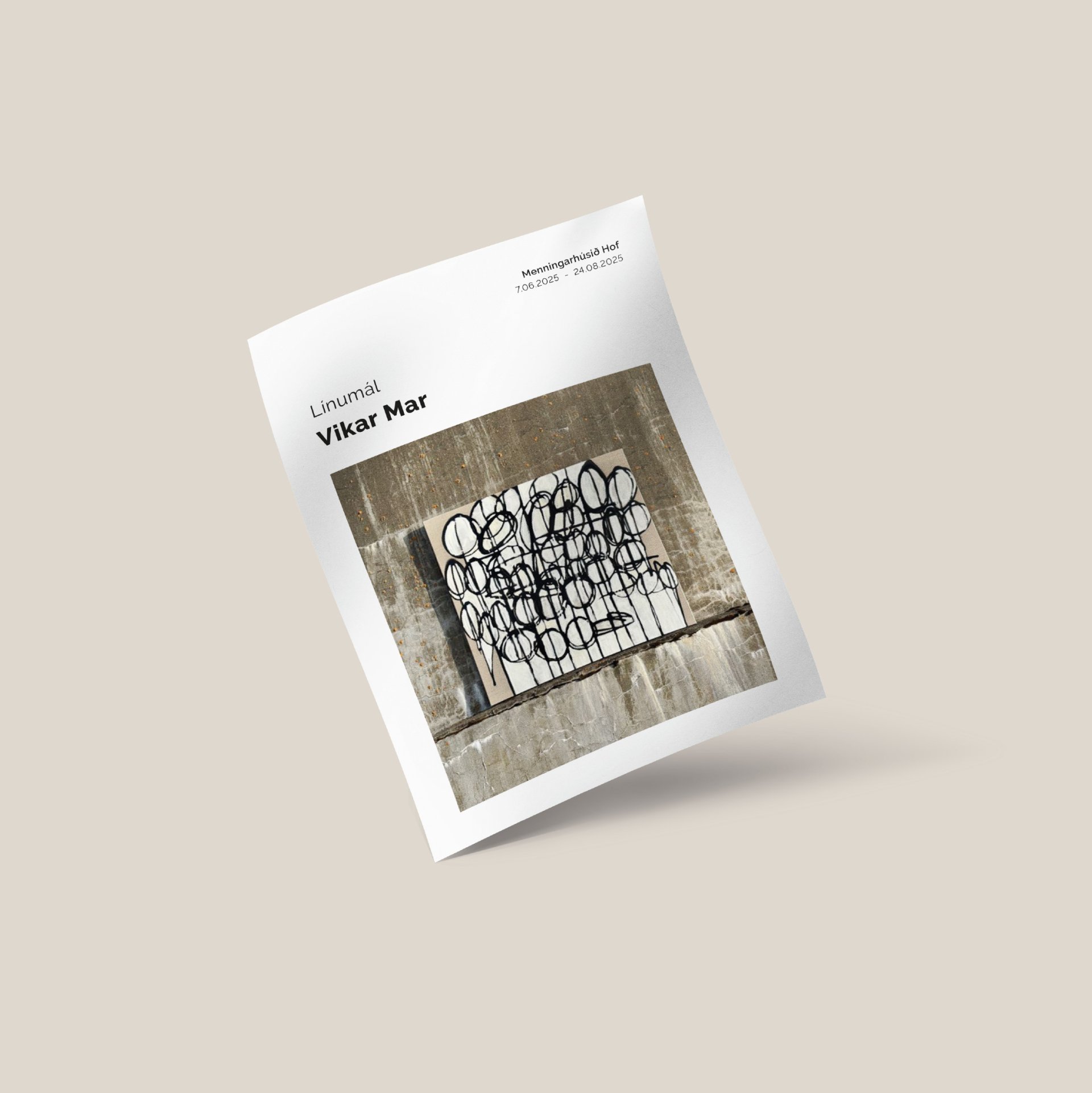 Línumál Vikars opna í Hofi á laugardag