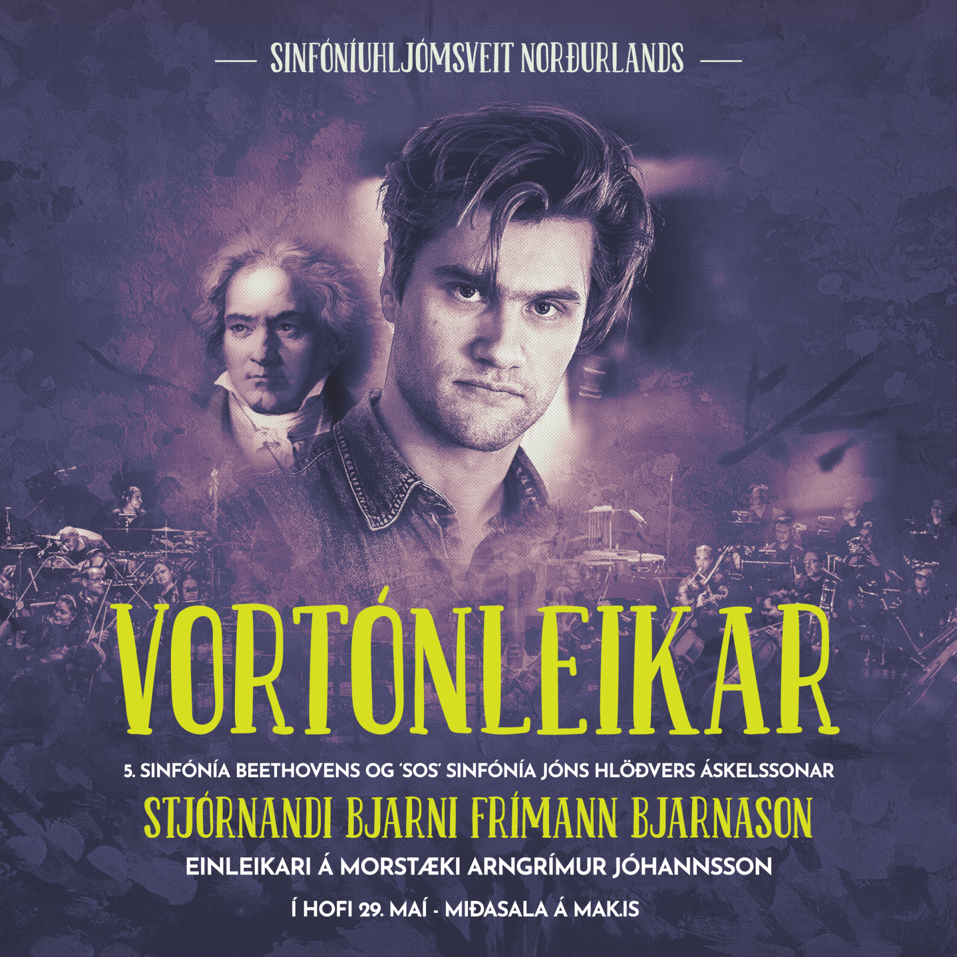 Hér er rafræn efnisskrá Vortónleika Sinfóníuhljómsveitar Norðurlands