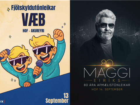 VÆB bræður og Maggi Eiríks um helgina